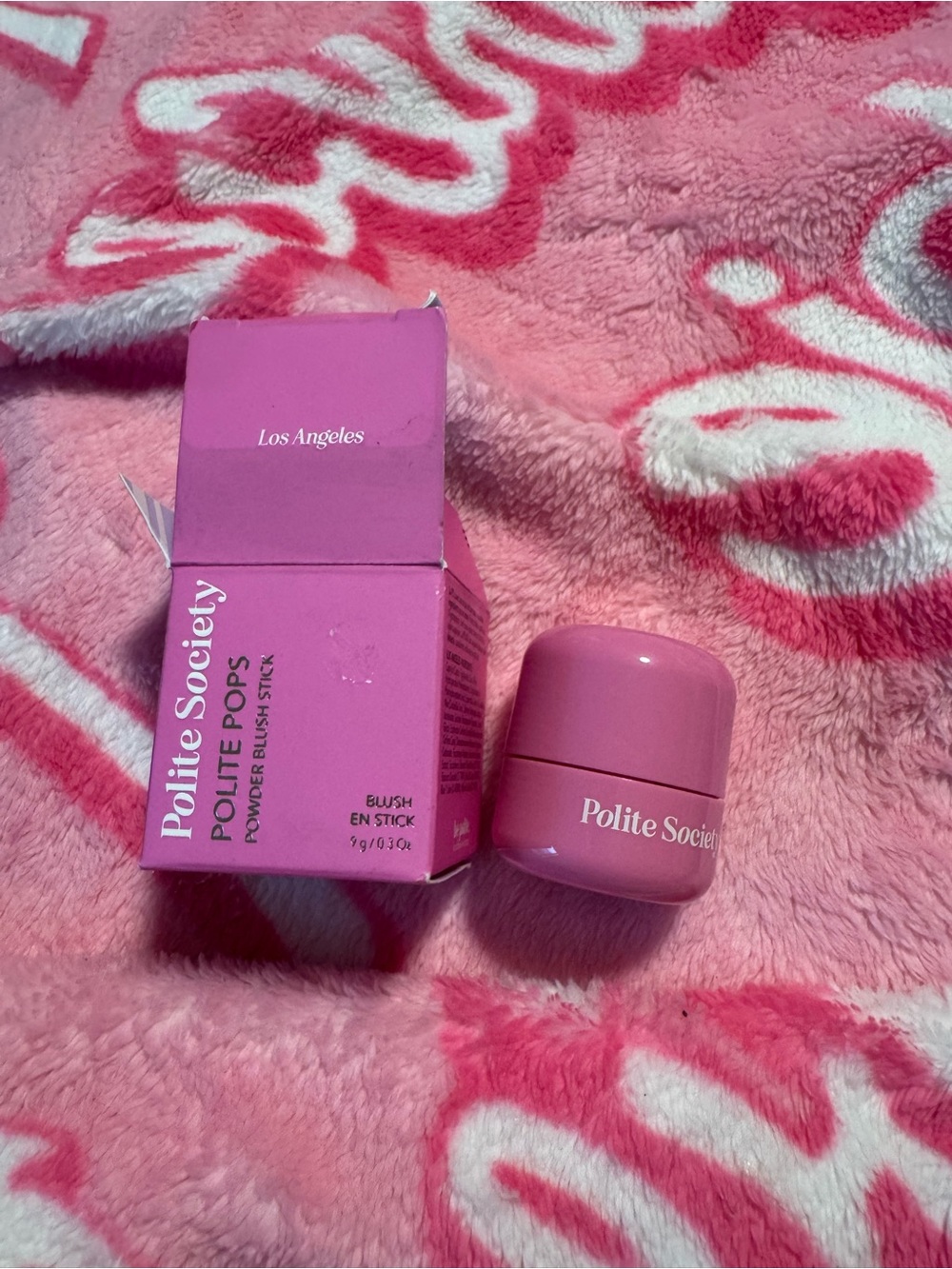 Polite Society Polite Pops Powder Blush Stick - Shade Los Angeles New In Box